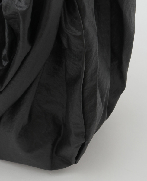 【ACOC/アコック】GLOSSY MID TANGLE TWIST BAG 詳細画像 ブラック 6