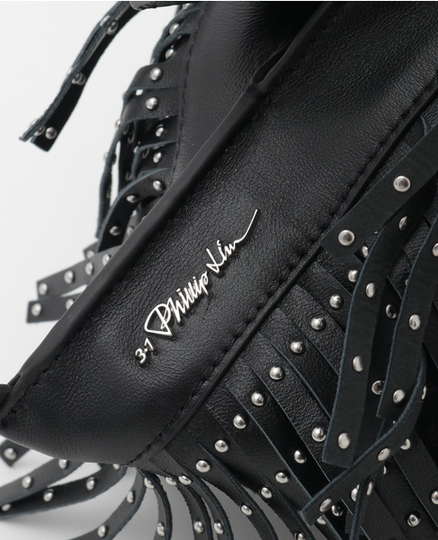【3.1 Phillip Lim/スリーワンフィリップリム】Suede Fringe Luna 詳細画像 ブラック 6