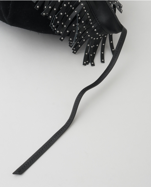 【3.1 Phillip Lim/スリーワンフィリップリム】Suede Fringe Luna 詳細画像 ブラック 7