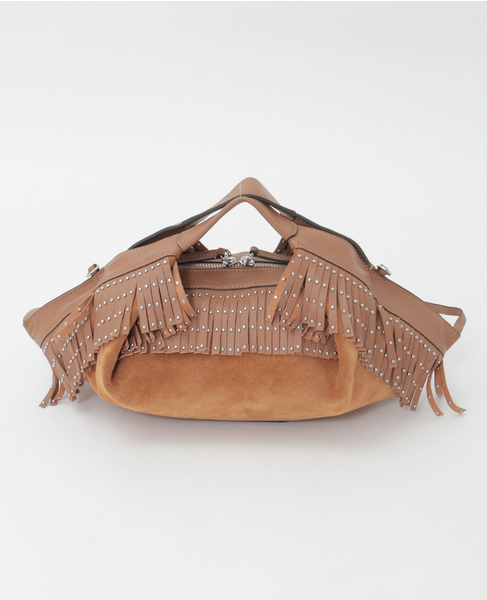 【3.1 Phillip Lim/スリーワンフィリップリム】Suede Fringe Mini Luna 詳細画像 キャメル 3