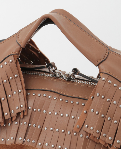【3.1 Phillip Lim/スリーワンフィリップリム】Suede Fringe Mini Luna 詳細画像 キャメル 5