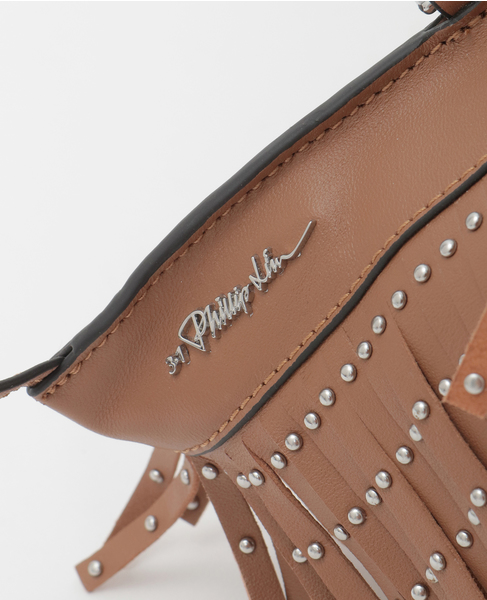 【3.1 Phillip Lim/スリーワンフィリップリム】Suede Fringe Mini Luna 詳細画像 キャメル 6