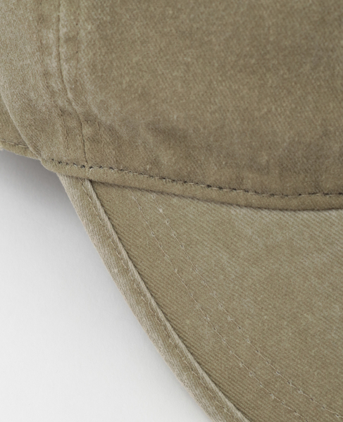 【MM⑥/エムエムシックス】WASHED COTTON SIGNATURE CAP 詳細画像 カーキ 7