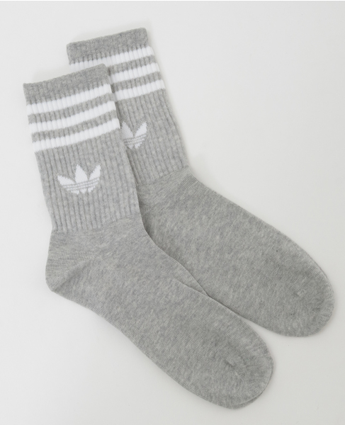【adidas Originals/アディダスオリジナルス】adidas 3-STRIPES CREW SOCKS 3 PAIRS 詳細画像 マルチ 2