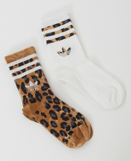 【adidas Originals/アディダスオリジナルス】adidas LEOPARD CREW SOCKS 2 PAIRS