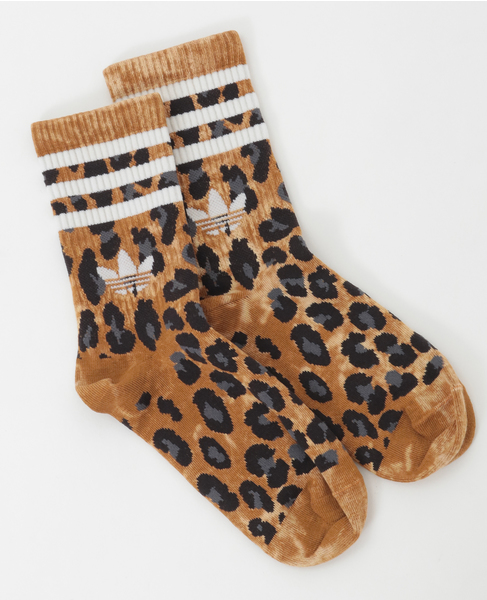 【adidas Originals/アディダスオリジナルス】adidas LEOPARD CREW SOCKS 2 PAIRS 詳細画像 レオパード柄 2