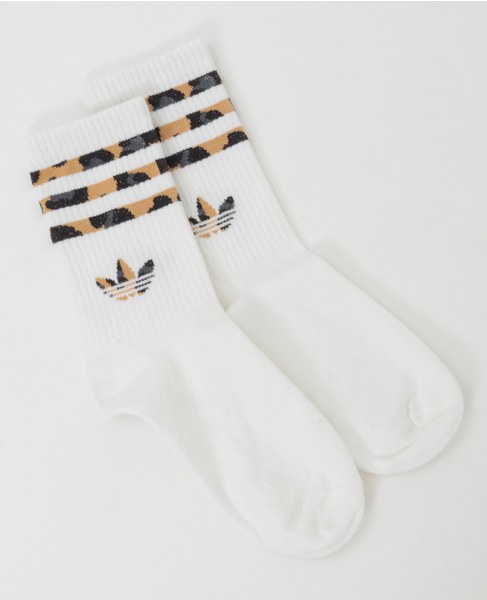 【adidas Originals/アディダスオリジナルス】adidas LEOPARD CREW SOCKS 2 PAIRS 詳細画像 レオパード柄 6