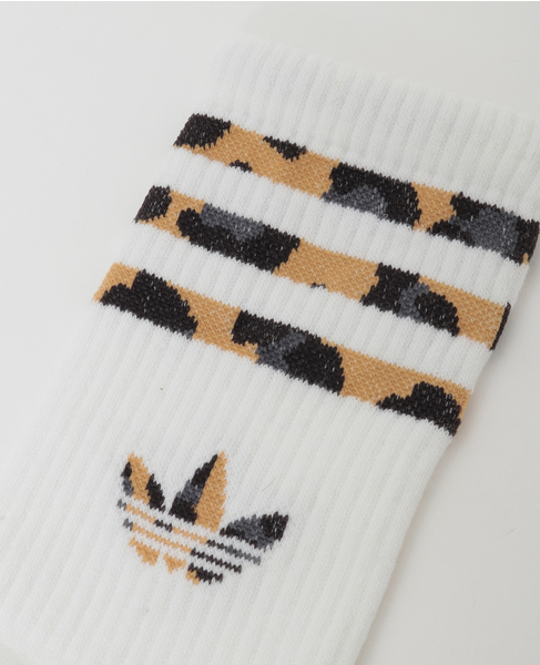 【adidas Originals/アディダスオリジナルス】adidas LEOPARD CREW SOCKS 2 PAIRS 詳細画像 レオパード柄 7