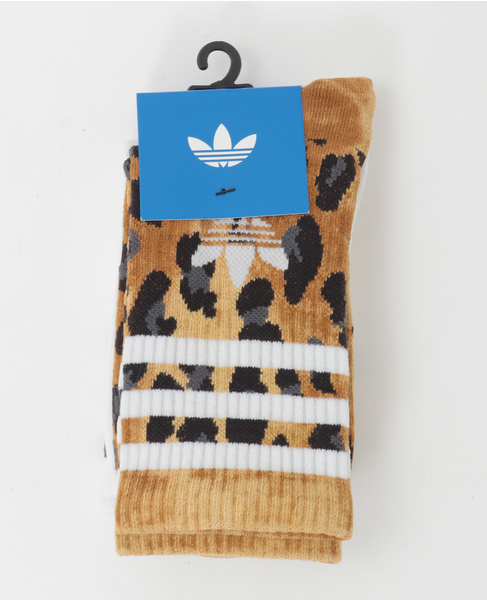 【adidas Originals/アディダスオリジナルス】adidas LEOPARD CREW SOCKS 2 PAIRS 詳細画像 レオパード柄 8