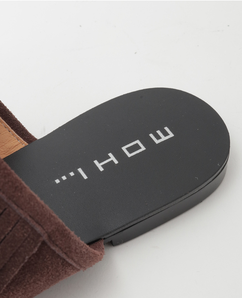 【MOHI/モヒ】スエードフリンジ サンダル 12-118-101-AF 詳細画像 ダークブラウン 6