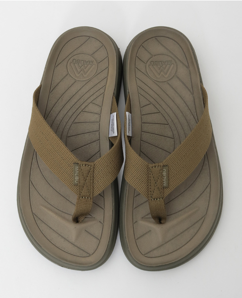 【MALIBU SANDALS/マリブサンダルズ】トングストラップサンダル 詳細画像 オリーブ 2