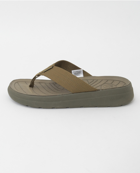 【MALIBU SANDALS/マリブサンダルズ】トングストラップサンダル 詳細画像 オリーブ 4