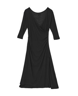 【GREEN BUTTER/グリーンバター】Shining Wrap Dress Black
