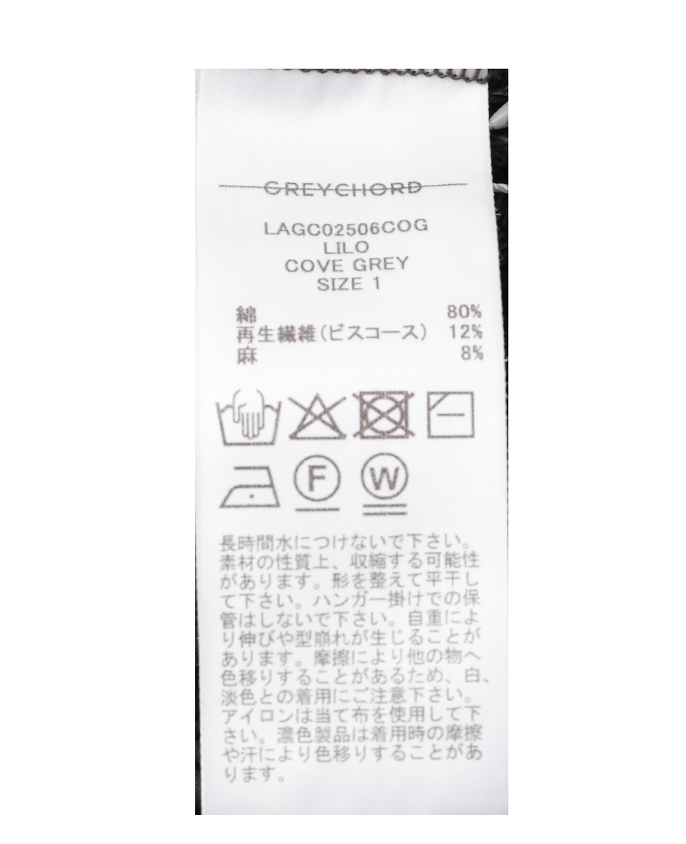 【GREYCHORD/グレーコード】LILO フレアスウェットパンツ 詳細画像 グレー 5