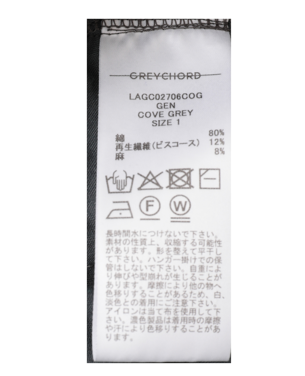 【GREYCHORD/グレーコード】GEN スウェットハーフパンツ 詳細画像 グレー 5