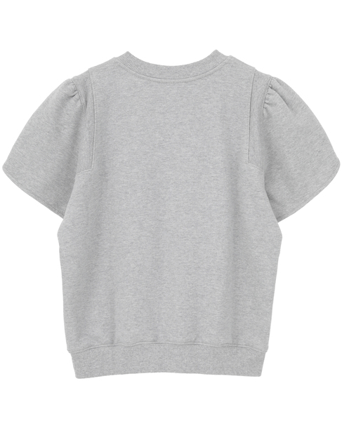 【3.1 Phillip Lim/スリーワンフィリップリム】Tulip Sleeve French Terry Top 詳細画像 グレー 2