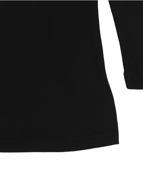 【GREEN BUTTER/グリーンバター】Three-quarter Sleeve Tee 詳細画像 ブラック 6