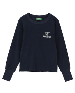 【GREEN BUTTER/グリーンバター】Waffle Long Sleeve Tee