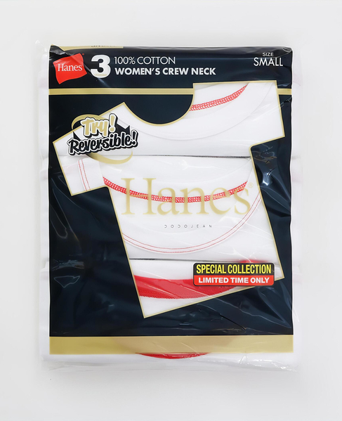 【Hanes/ヘインズ】3枚入りリバーシブルパックTシャツ 詳細画像 レッド 10