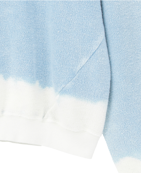 【NOMARHYTHM TEXTILE/ノーマリズムテキスタイル】HandDyed Reverse Twist Sweat 詳細画像 サックスブルー 5
