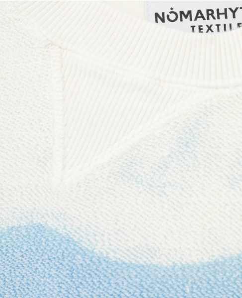 【NOMARHYTHM TEXTILE/ノーマリズムテキスタイル】HandDyed Reverse Twist Sweat 詳細画像 サックスブルー 7