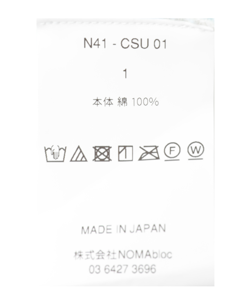 【NOMARHYTHM TEXTILE/ノーマリズムテキスタイル】HandDyed Reverse Twist Sweat 詳細画像 サックスブルー 7