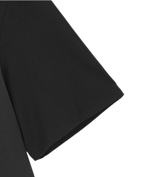 【3.1 Phillip Lim/スリーワンフィリップリム】Satin Lace Combo T-Shirt 詳細画像 ブラック 4