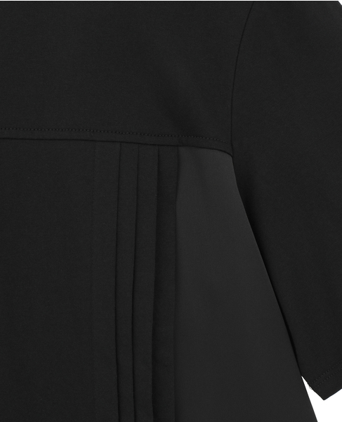 【3.1 Phillip Lim/スリーワンフィリップリム】Satin Lace Combo T-Shirt 詳細画像 ブラック 6
