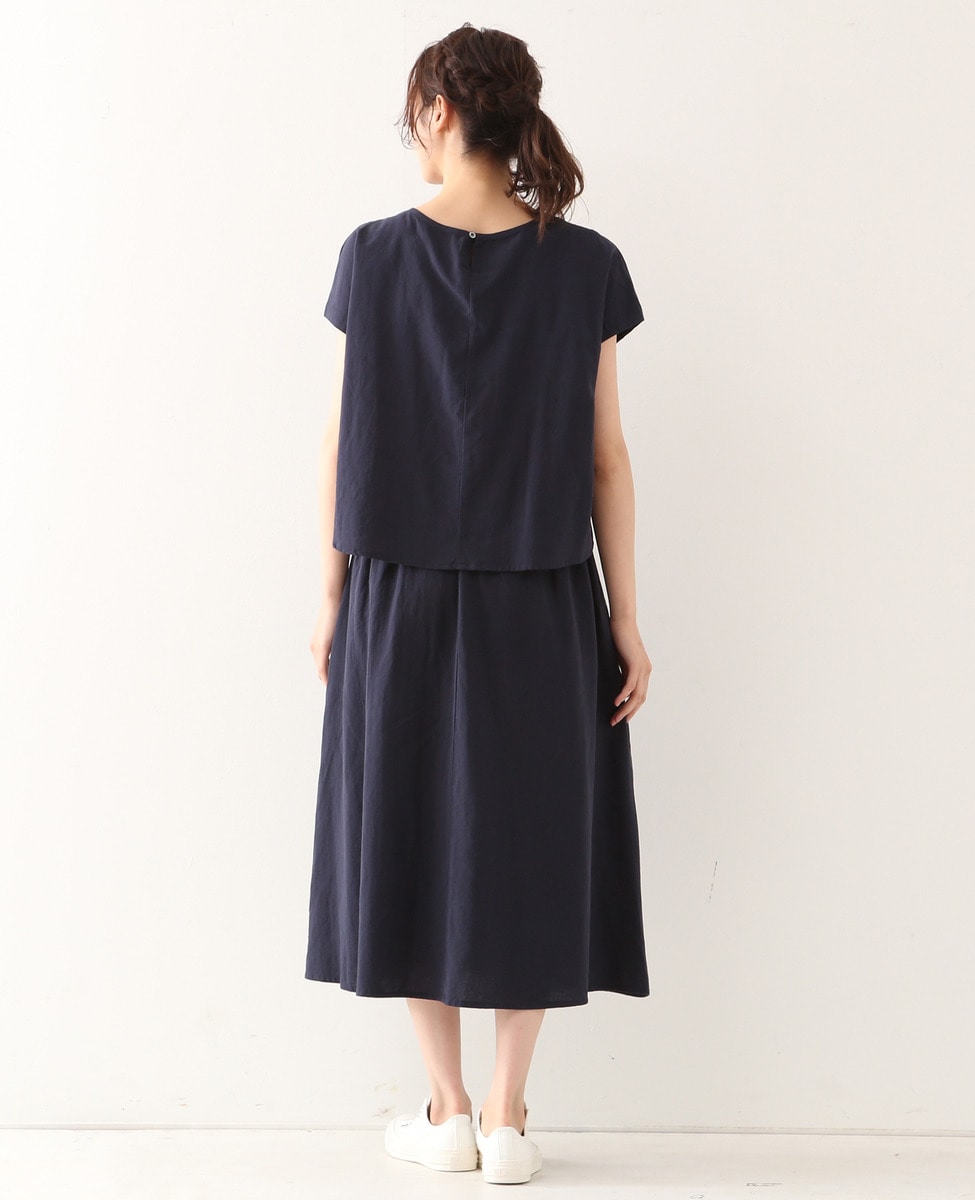綿麻テンセルセットアップ風ワンピース 商品詳細 メルローズ公式通販 Melrose Store メルローズストア