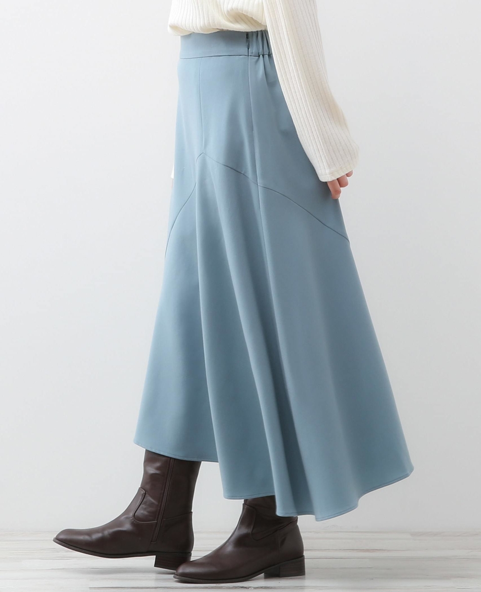 Trストレッチイレギュラーヘムフレアスカート 商品詳細 メルローズ公式通販 Melrose Store メルローズストア