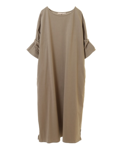 主張しすぎないひねりリボンデティールの袖口がポイント大人女子ワンピース 商品詳細 メルローズ公式通販 Melrose Store メルローズストア