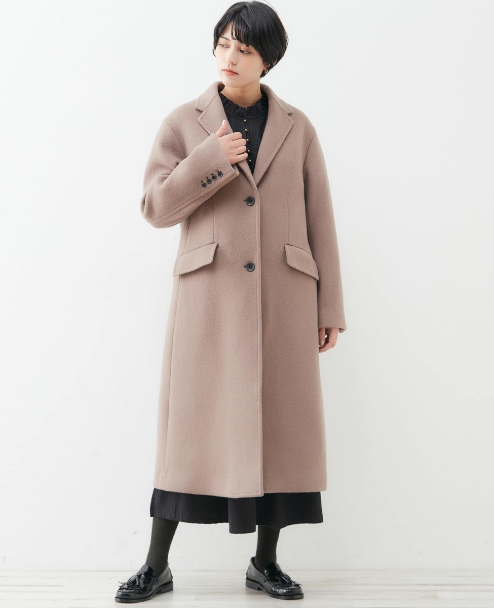 スーパー110 Rsquo Sウール二重織両面ビーバーチェスターコート 商品詳細 メルローズ公式通販 Melrose Store メルローズストア