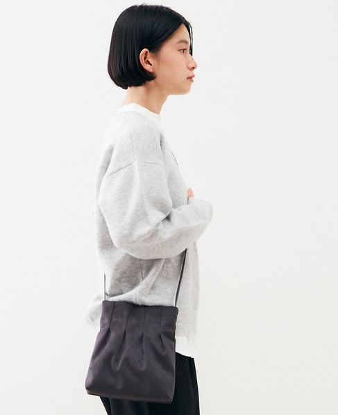 【ふわっと暖かい風合いの深めVネック☆レイヤードを楽しめるプレーンなシンプルニット】 詳細画像 ライトグレー 7