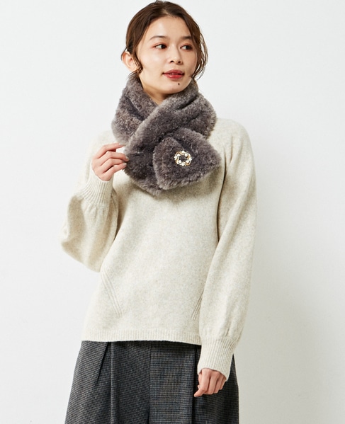 【ウォッシャブルで程よくゆったり♪ワイドリブハイネックニットプルオーバー】 詳細画像 キナリ 4