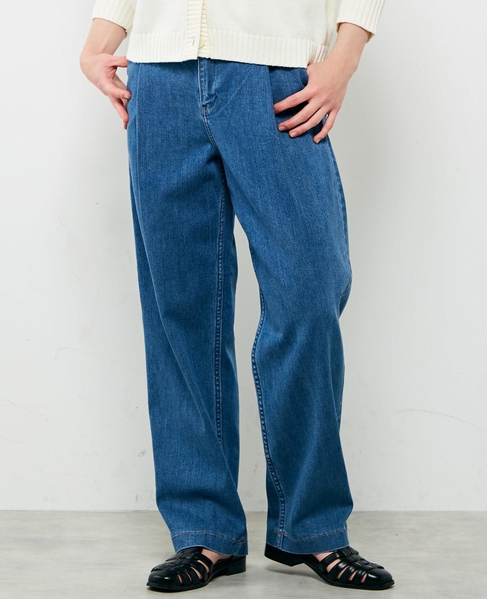 Healthy denim Caraway Wide Pants】｜MELROSE claire（メルローズ