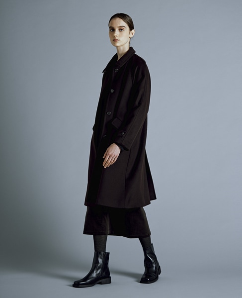 ALLEGE ウール ステンカラーコート 14aw-