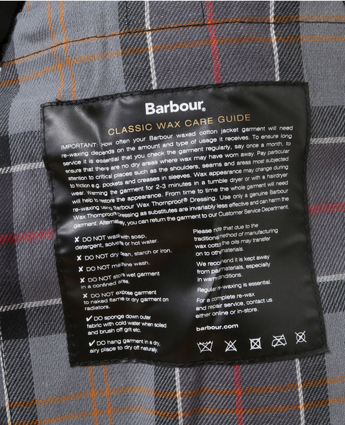 【Barbour/OS WAX BEDALE】 詳細画像 ブラック 2