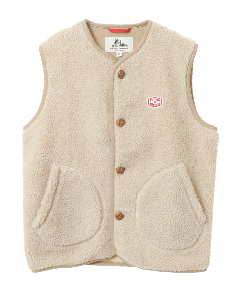 VINCENT ET MIREILLE BOA VEST】｜商品詳細｜メルローズ公式通販