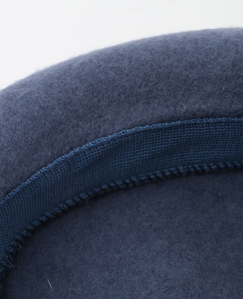 【柔らかバスクベレー帽】 詳細画像 グレイッシュブルー 11