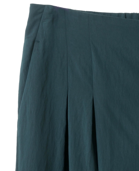 【リラクシーなシルエットのコットンレーヨンタックワイドパンツ】 詳細画像 グリーン 23