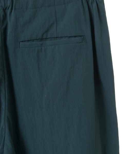 【リラクシーなシルエットのコットンレーヨンタックワイドパンツ】 詳細画像 グリーン 24