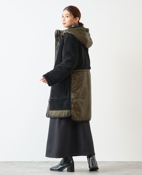 【WOOLRICH/ウールリッチ】TEDDY PARKA 詳細画像 ブラック 4