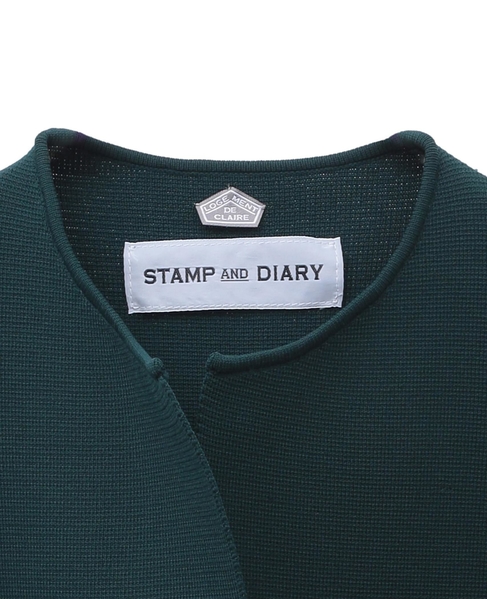 【STAMP AND DIARY/スタンプ アンド ダイアリー】《別注》ミラノリブのジャケット 詳細画像 ダークグリーン 7