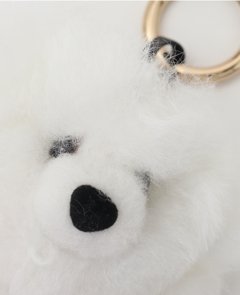 【COSY/コージー】Small Bear Baby Alpaca Key Ring 詳細画像 ホワイト 4