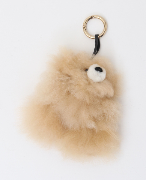 【COSY/コージー】Small Bear Baby Alpaca Key Ring 詳細画像 ベージュ 1