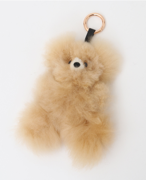 【COSY/コージー】Medium Bear Baby Alpaca Key Ring 詳細画像 ベージュ 1