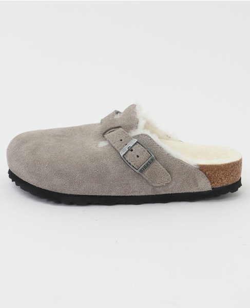 【BIRKENSTOCK/ビルケンシュトック】BOSTON Shearling LEVE Stone Coin LAF 詳細画像 グレー 3