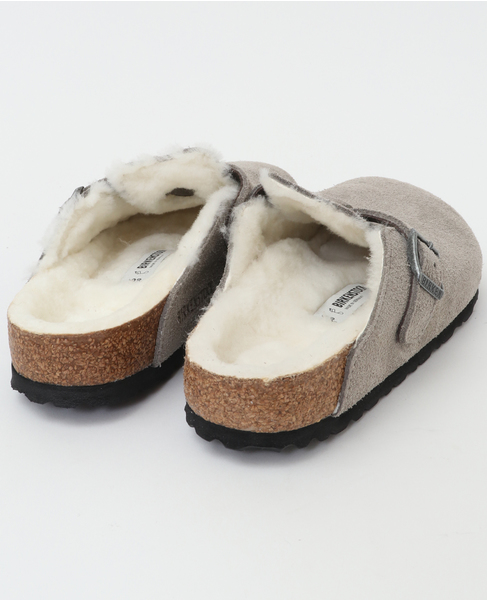 【BIRKENSTOCK/ビルケンシュトック】BOSTON Shearling LEVE Stone Coin LAF 詳細画像 グレー 4