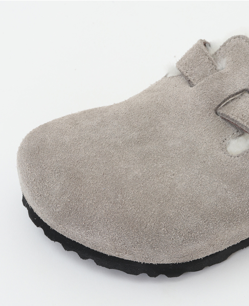 【BIRKENSTOCK/ビルケンシュトック】BOSTON Shearling LEVE Stone Coin LAF 詳細画像 グレー 8