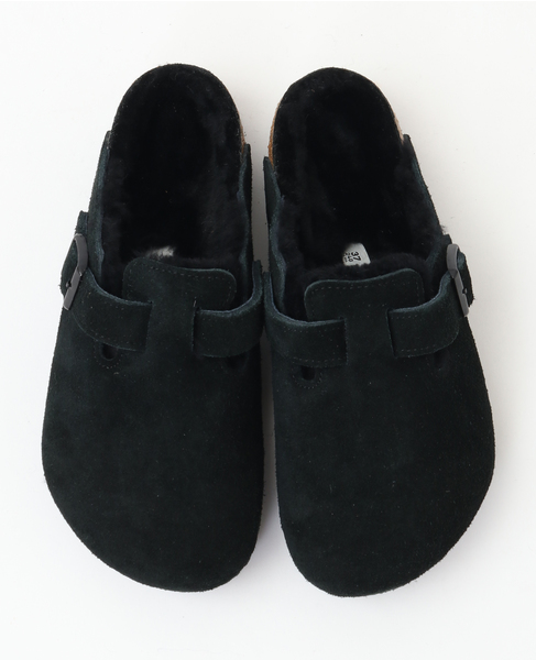 【BIRKENSTOCK/ビルケンシュトック】BOSTON Shearling LEVE Stone Coin LAF 詳細画像 ブラック 2